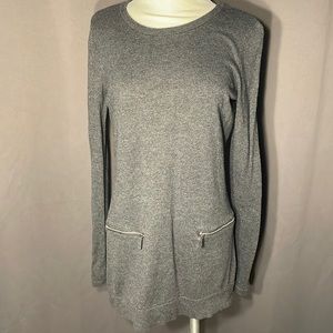 Michael Kors l/s grey sweater top